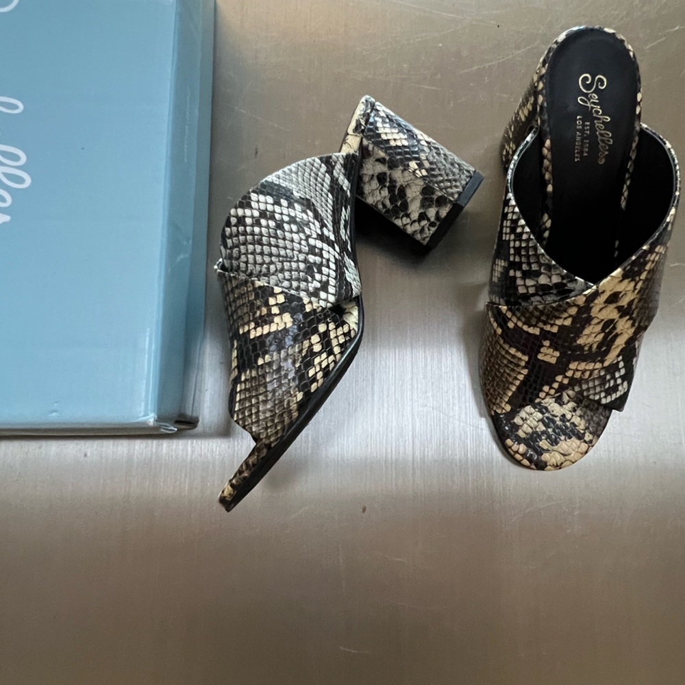 Seychelles Python Slide Sandals - image 6